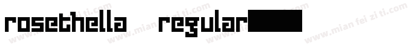 rosethella regular字体转换